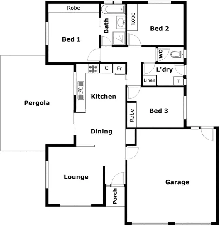 Floorplan of Homely house listing, 31 Tarrant Crescent, Dunlop ACT 2615
