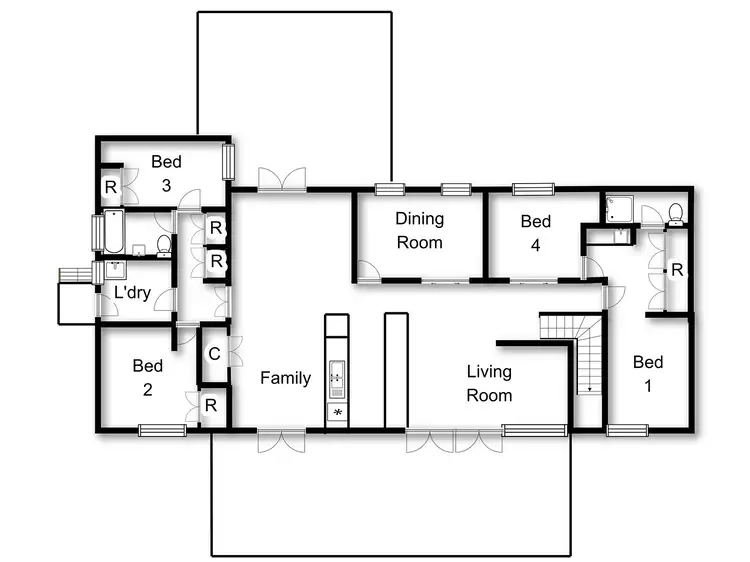 Floorplan of Homely house listing, 45 Endeavour Street, Red Hill ACT 2603
