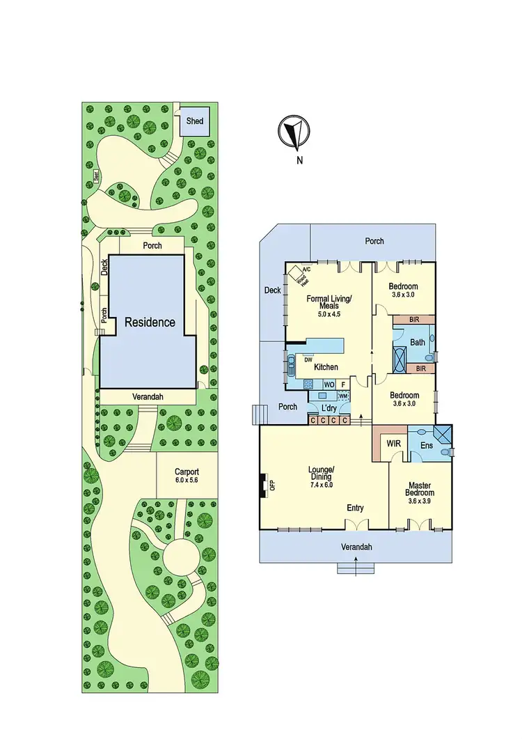 Floorplan of Homely house listing, 46 Progress Road, Eltham North VIC 3095