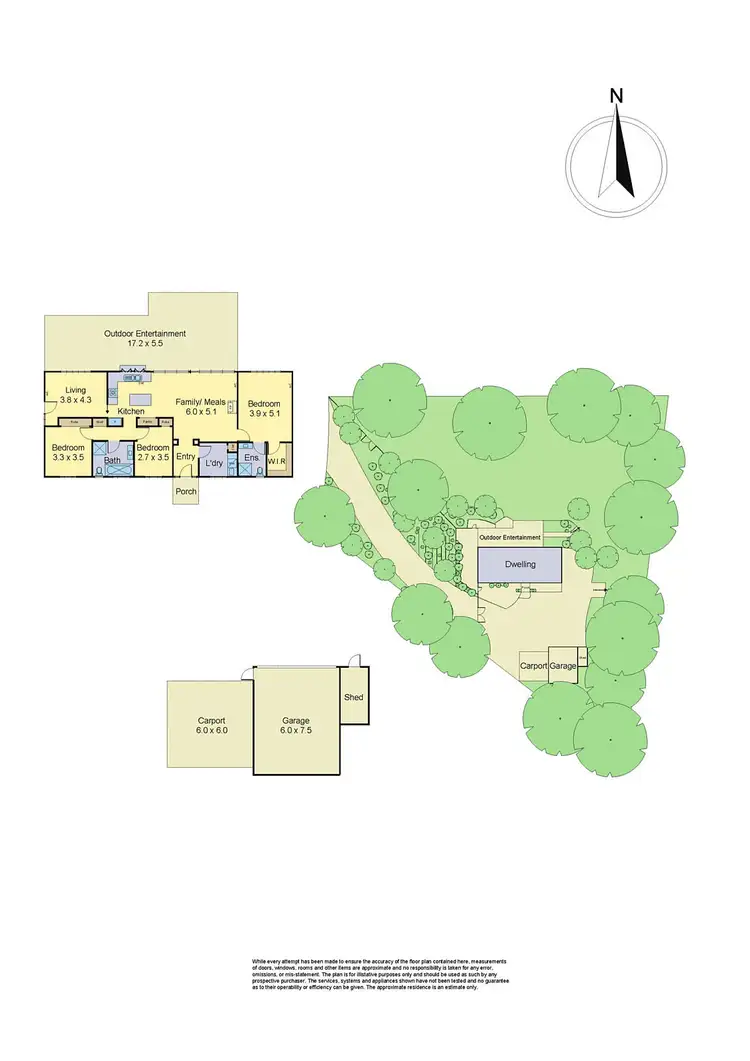 Floorplan of Homely house listing, 6 Willow Court, Whittlesea VIC 3757
