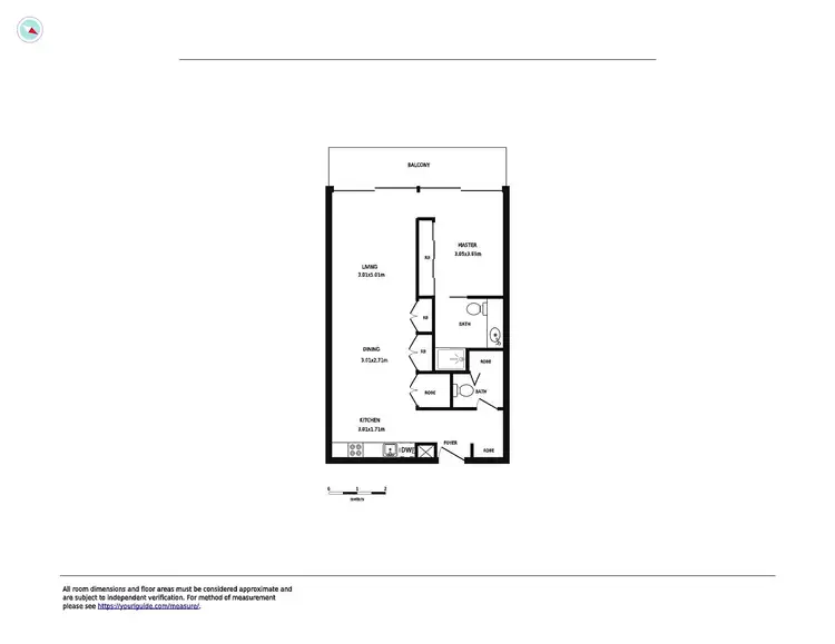 Floorplan of Homely apartment listing, 29/21 Eastlake Parade, Kingston ACT 2604