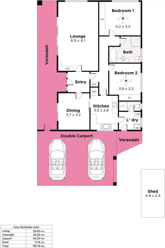 Floorplan of Homely house listing, 35 Ashenden Road, Aldgate SA 5154