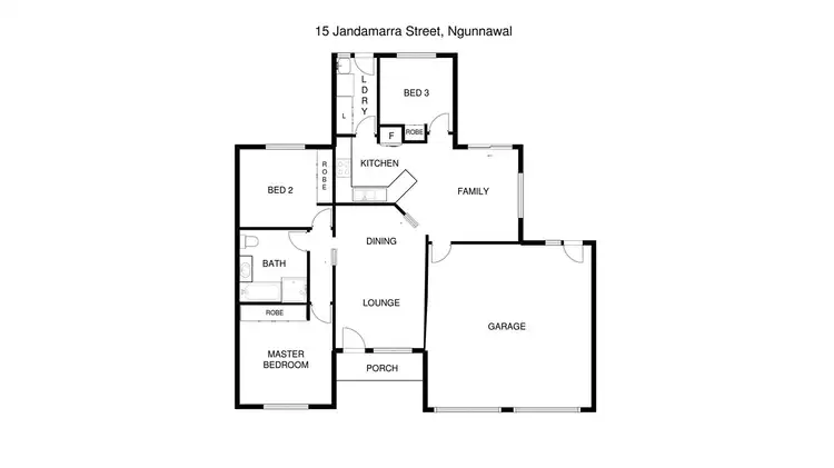 Floorplan of Homely house listing, 15 Jandamarra Street, Ngunnawal ACT 2913