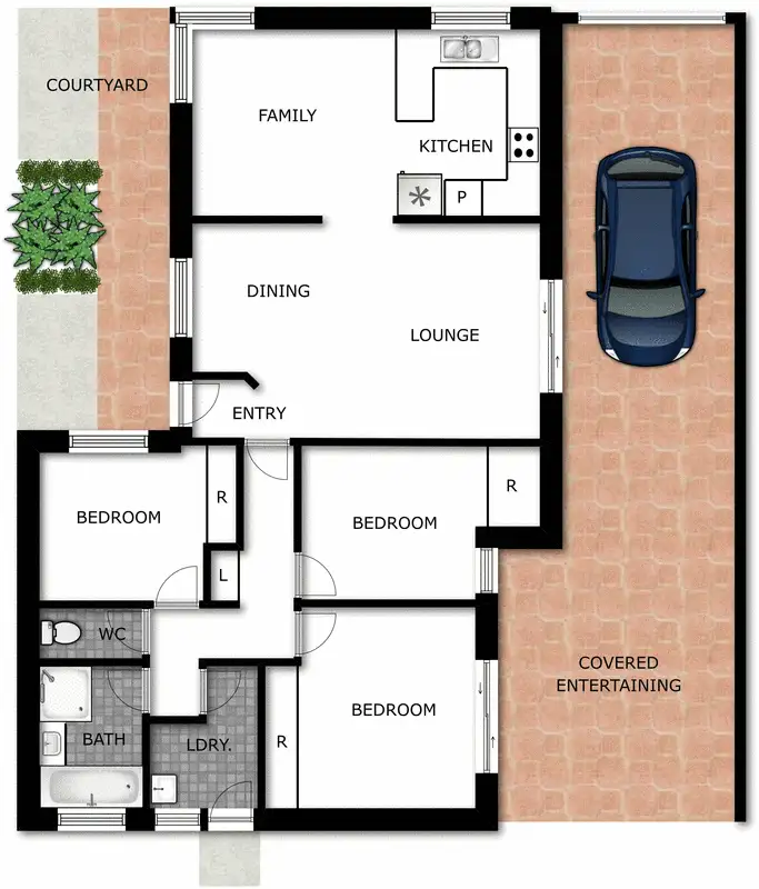 Floorplan of Homely house listing, 13 Hammill Close, Calwell ACT 2905