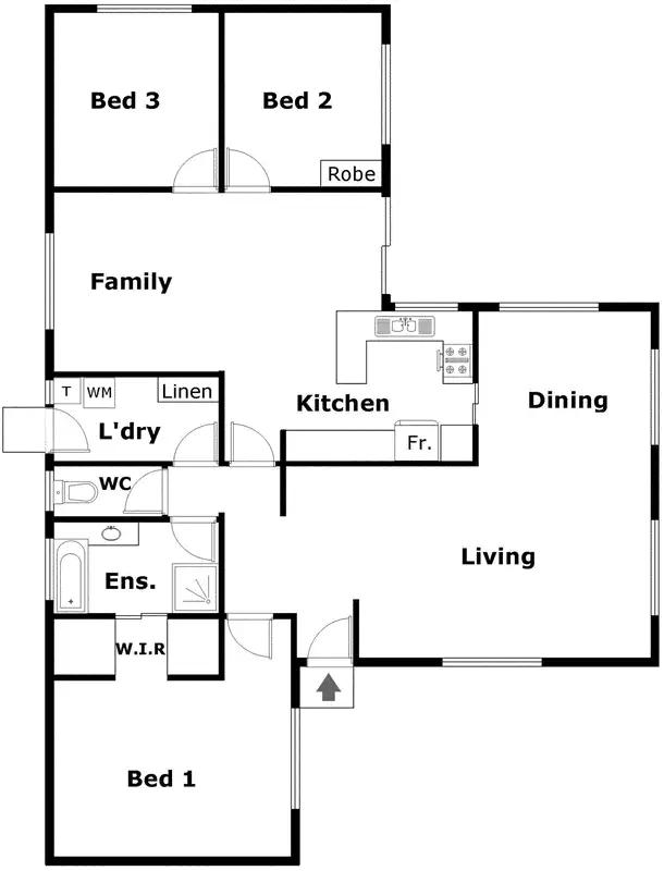Floorplan of Homely house listing, 7 Falls Place, Conder ACT 2906
