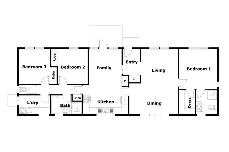 Floorplan of Homely house listing, 122 Summerland Circuit, Kambah ACT 2902