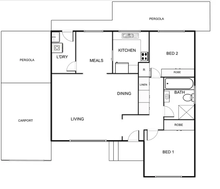 Floorplan of Homely house listing, 10 McCarthy Place, Charnwood ACT 2615