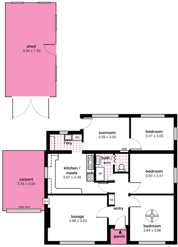Floorplan of Homely house listing, 12 Aberfeldy Avenue, Edwardstown SA 5039