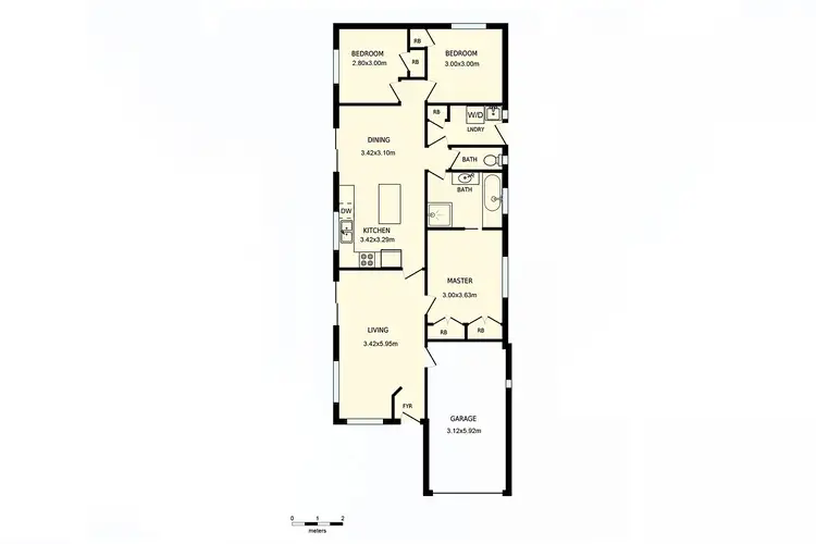 Floorplan of Homely house listing, 2/1 Wellington Street, Ngunnawal ACT 2913