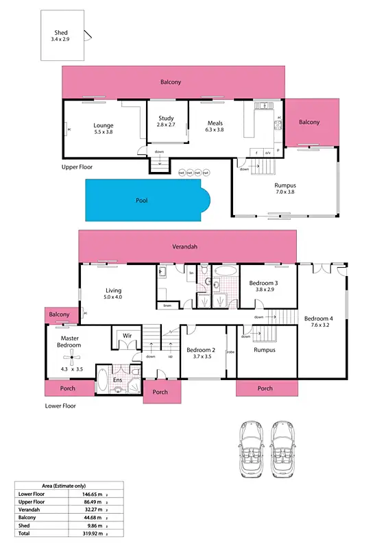 Floorplan of Homely house listing, 34 Hawker Avenue, Belair SA 5052