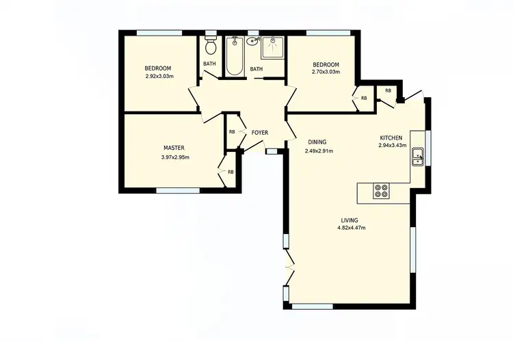 Floorplan of Homely house listing, 17 Blackbutt Street, O'connor ACT 2602