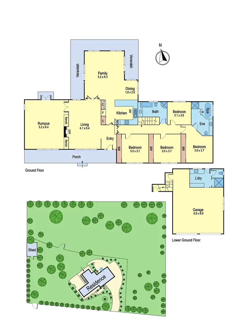 Floorplan of Homely house listing, 7 Faneco Road, Plenty VIC 3090