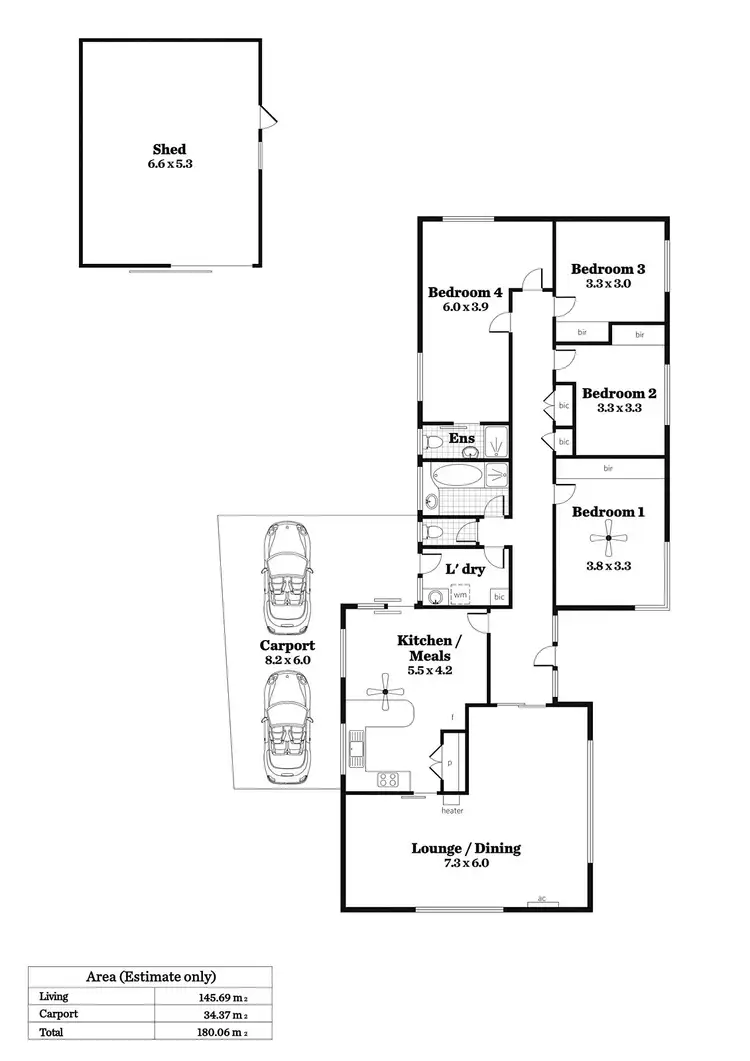 Floorplan of Homely house listing, 29 Gilbert Road, Somerton Park SA 5044