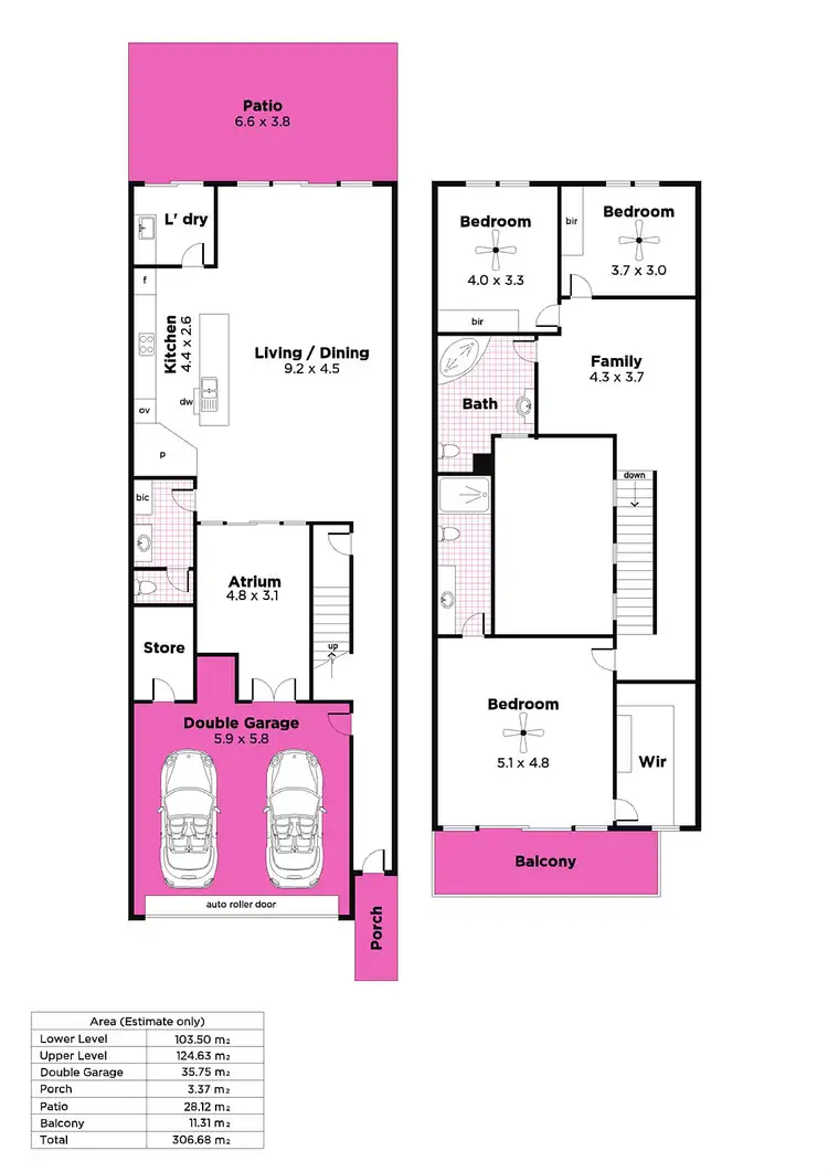 Floorplan of Homely house listing, 2/2 Esk Street, Findon SA 5023