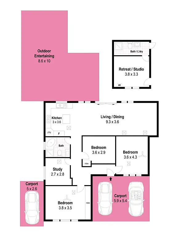Floorplan of Homely house listing, 27 Knight Street, West Richmond SA 5033
