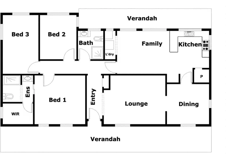Floorplan of Homely house listing, 20 McLarty Court, Kambah ACT 2902
