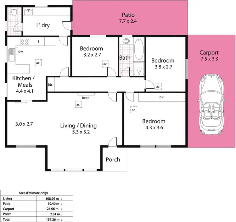 Floorplan of Homely house listing, 14 Tilley Court, Marion SA 5043