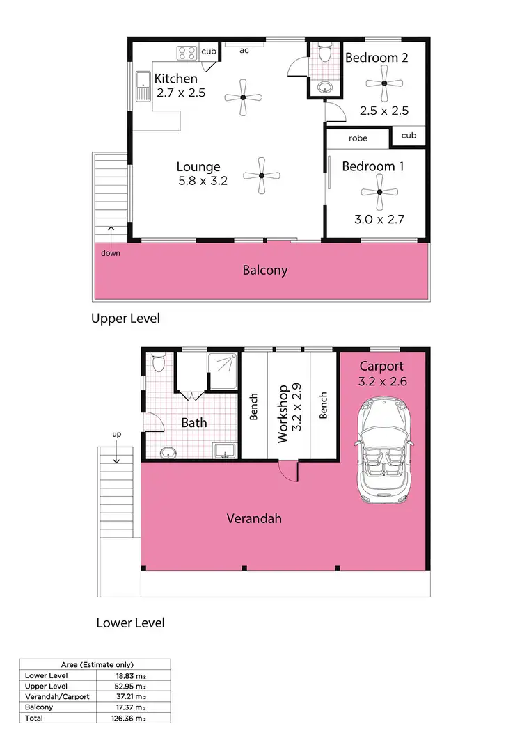 Floorplan of Homely house listing, 44 Esplanade, Sellicks Beach SA 5174