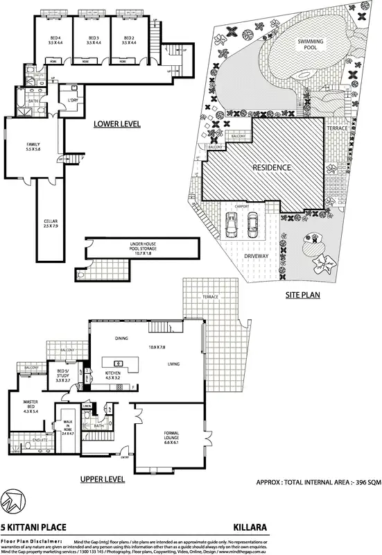 Floorplan of Homely house listing, 5 Kittani Place, Killara NSW 2071
