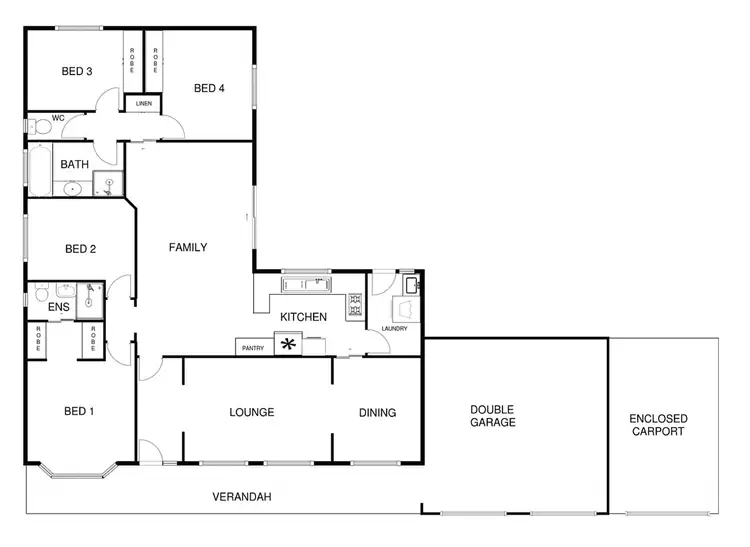 Floorplan of Homely house listing, 33 Kingscote Crescent, Bonython ACT 2905