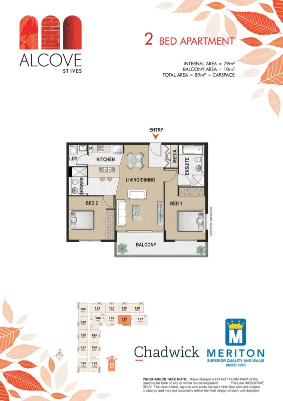 Floorplan of Homely apartment listing, 238/132 Killeaton Street, St Ives NSW 2075