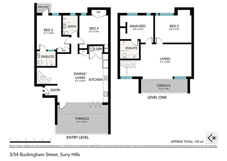 Floorplan of Homely apartment listing, 3/54 Buckingham Street, Surry Hills NSW 2010