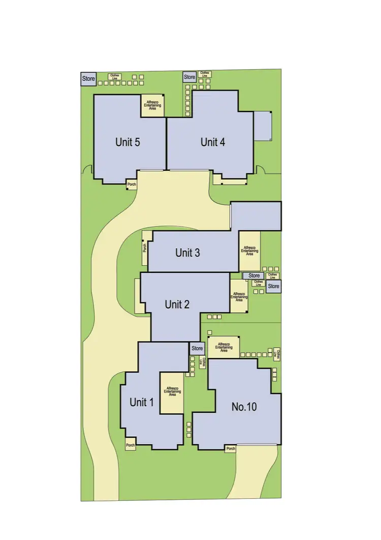 Floorplan of Homely townhouse listing, 1 - 5/12 Eldale Avenue, Greensborough VIC 3088