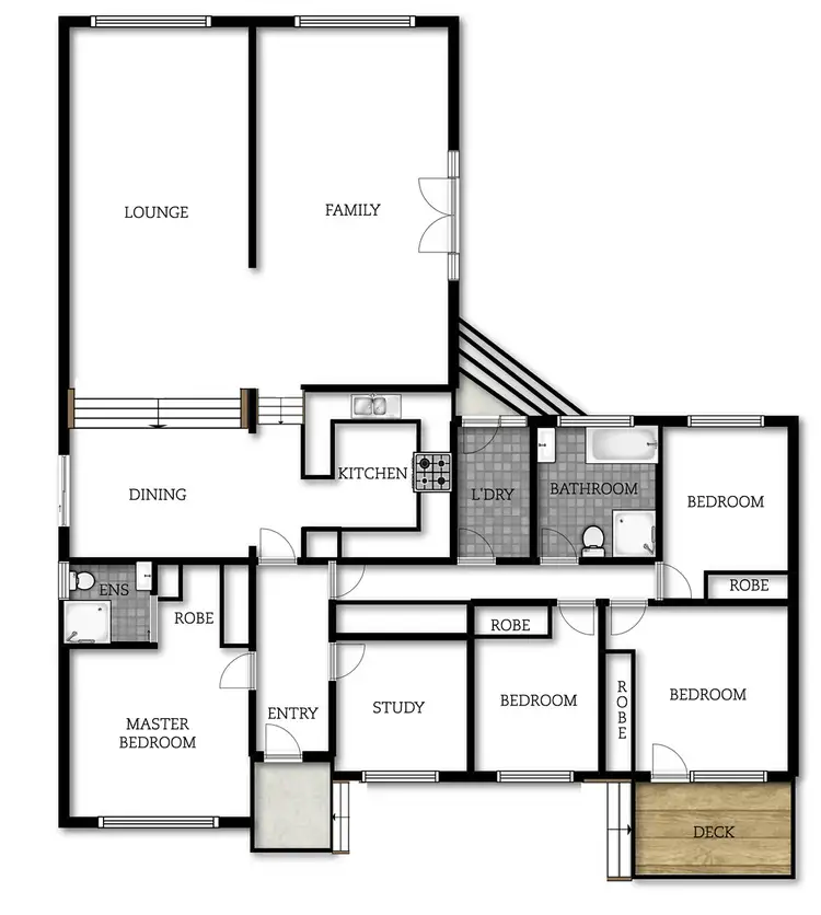 Floorplan of Homely house listing, 4 Salmond Street, Chifley ACT 2606