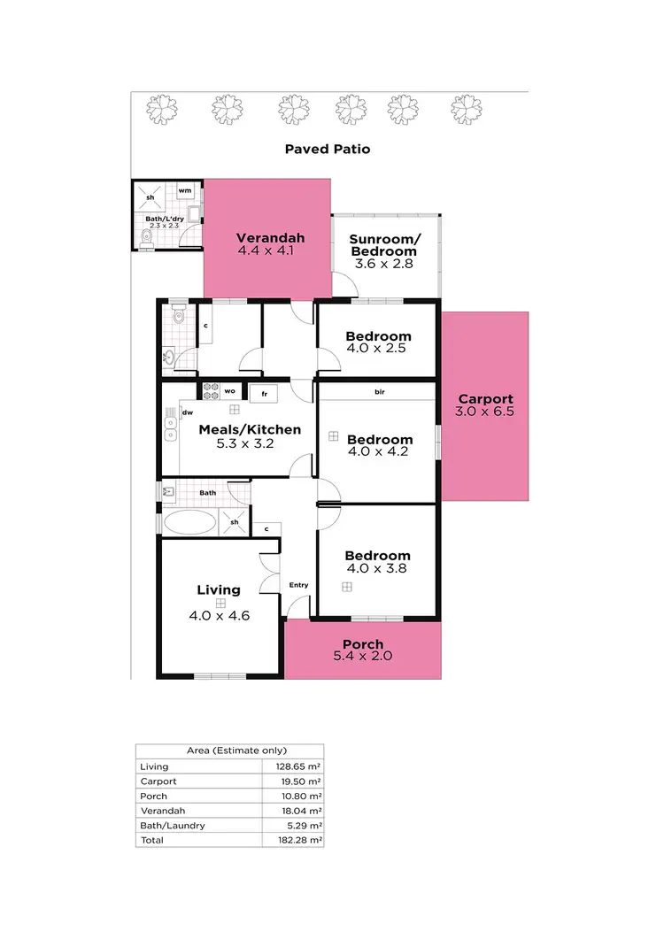 Floorplan of Homely house listing, 9a Rowney Avenue, Campbelltown SA 5074