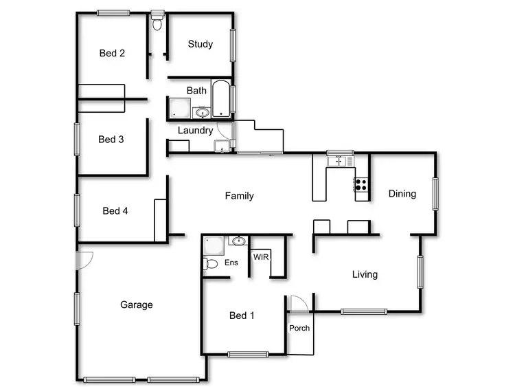 Floorplan of Homely house listing, Address available on request