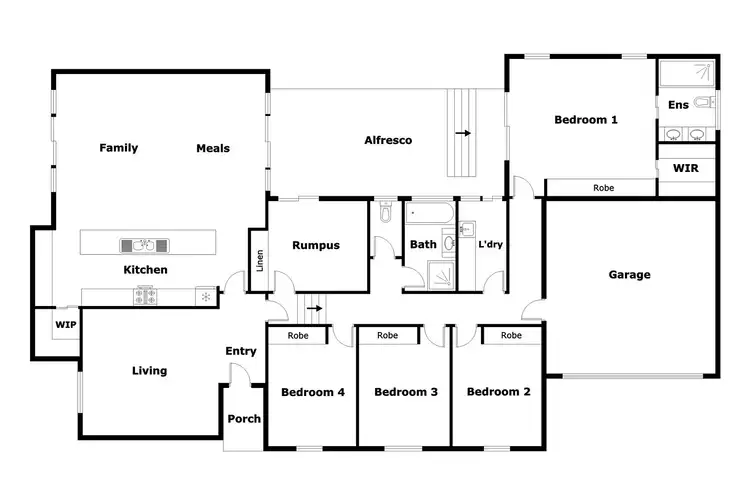 Floorplan of Homely house listing, 4 Stan Davey Rise, Coombs ACT 2611