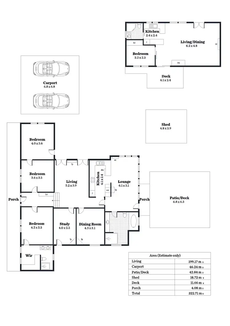 Floorplan of Homely house listing, 26 Gould Road, Stirling SA 5152