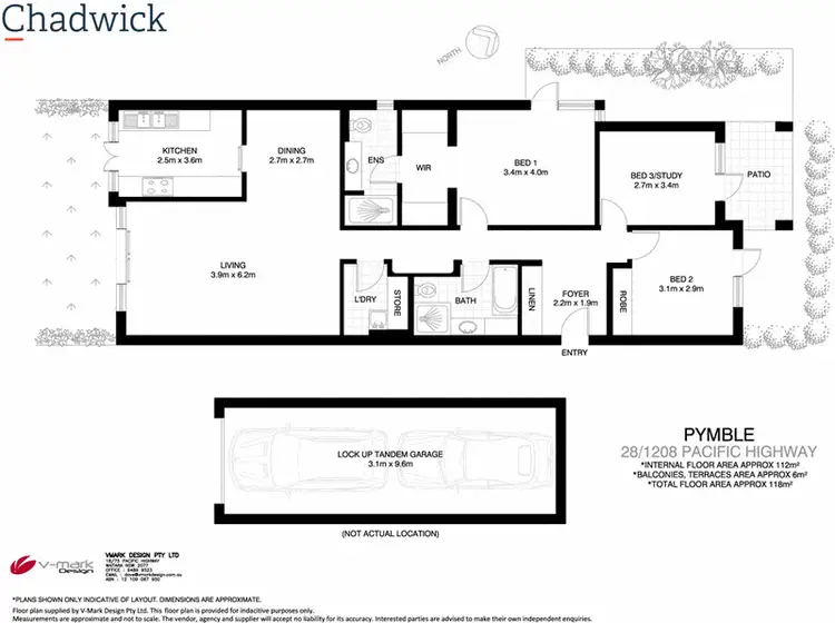 Floorplan of Homely apartment listing, 28/1208 Pacific Highway, Pymble NSW 2073