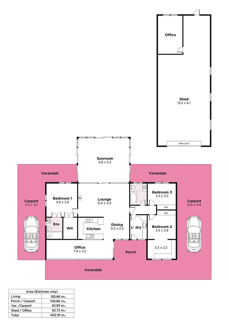 Floorplan of Homely house listing, 131 Verrall Road, Upper Hermitage SA 5131