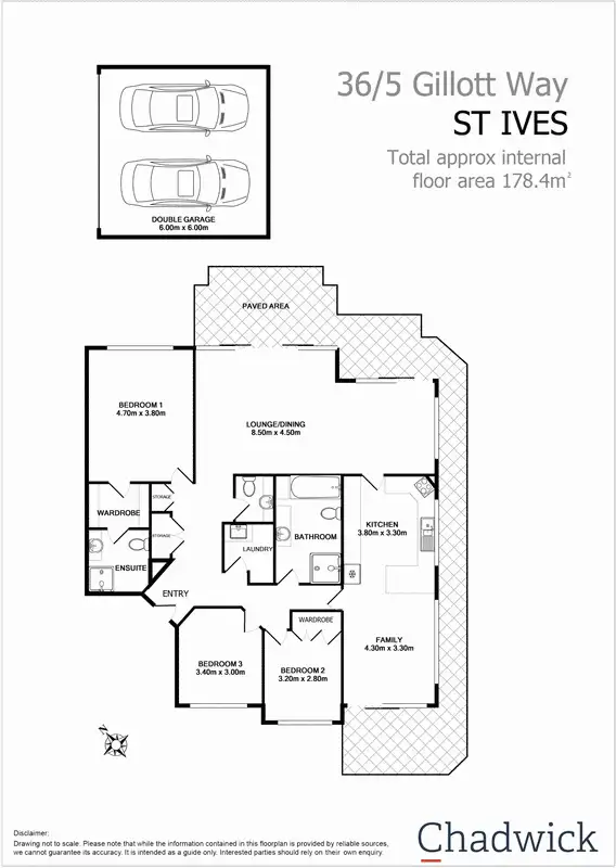 Floorplan of Homely apartment listing, 36/5 Gillott Way, St Ives NSW 2075