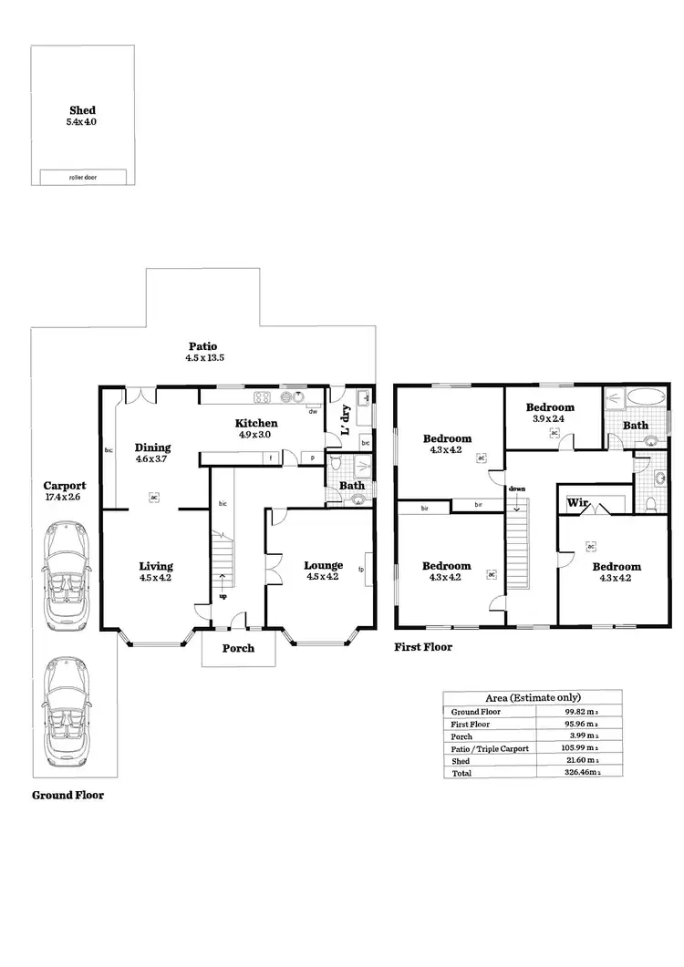 Floorplan of Homely house listing, 1 Bonvue Avenue, Beaumont SA 5066