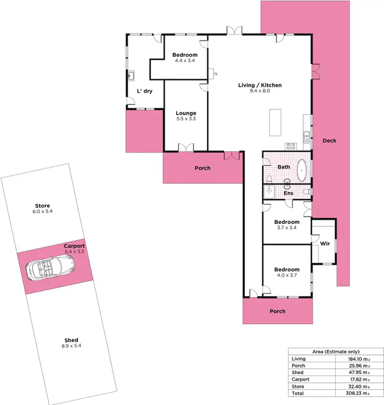 Floorplan of Homely house listing, 3 Wait Road, Aldgate SA 5154
