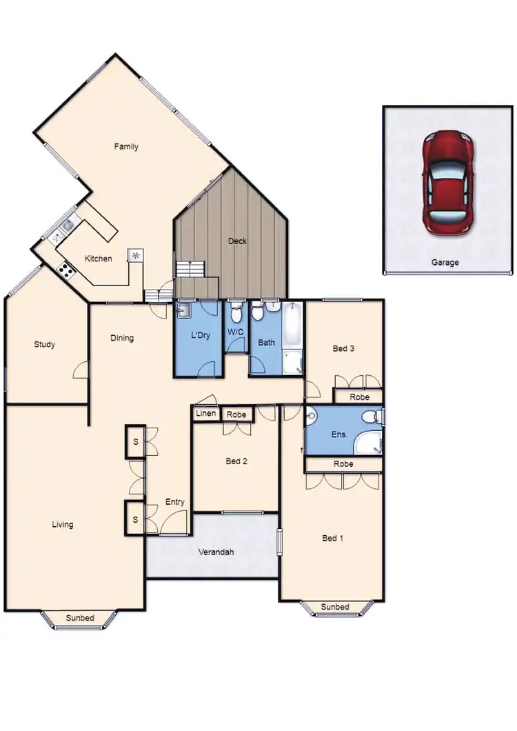 Floorplan of Homely house listing, 8 Blackburn Street, Pearce ACT 2607