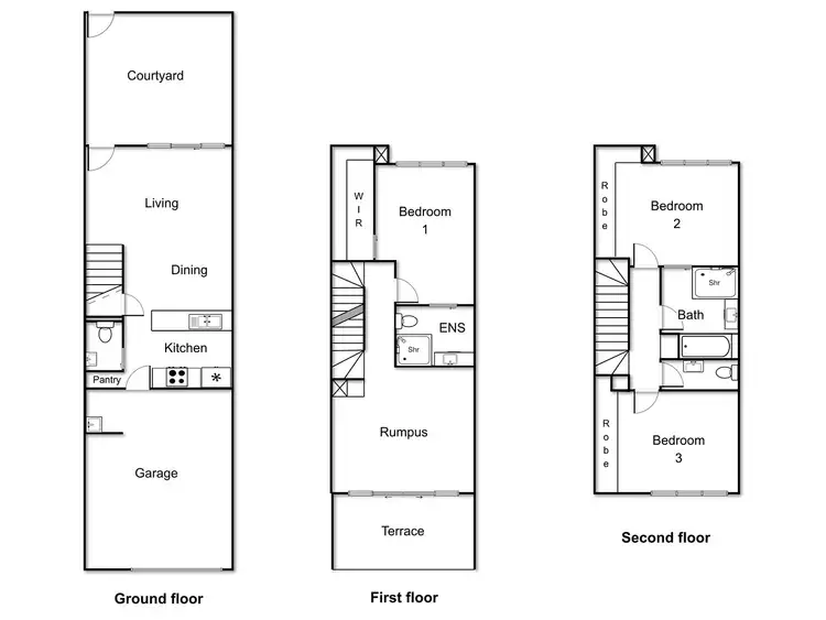 Floorplan of Homely townhouse listing, 39/224 Collaroy Street, Harrison ACT 2914