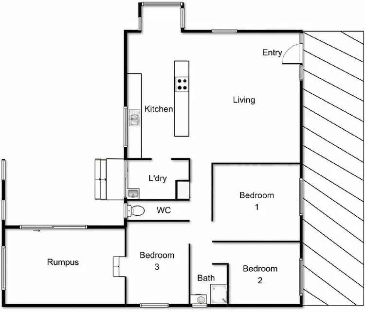 Floorplan of Homely house listing, 3 Bush Street, Downer ACT 2602