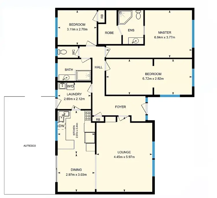 Floorplan of Homely house listing, 22 Kallara Close, Duffy ACT 2611