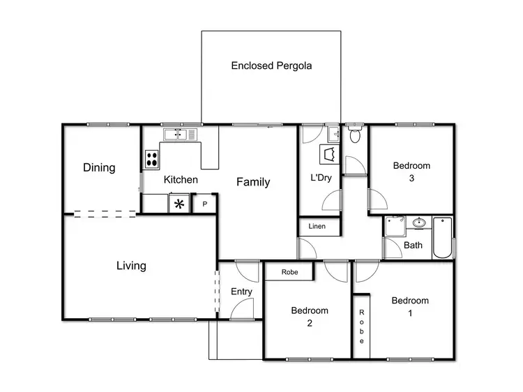 Floorplan of Homely house listing, 8 Main Close, Chisholm ACT 2905