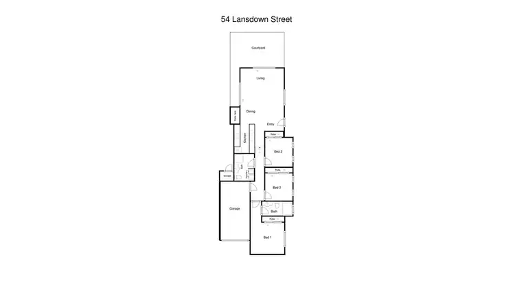 Floorplan of Homely house listing, 54 Lansdown Crescent, Casey ACT 2913