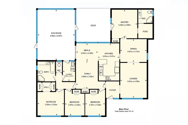 Floorplan of Homely house listing, 59 Harbison Crescent, Wanniassa ACT 2903