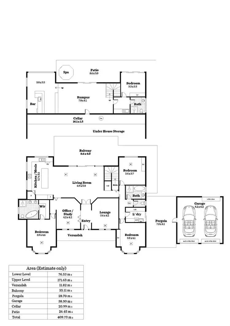 Floorplan of Homely house listing, 9 Ti Tree Road, Hawthorndene SA 5051