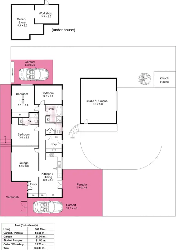 Floorplan of Homely house listing, 4 Longview Crescent, O'halloran Hill SA 5158