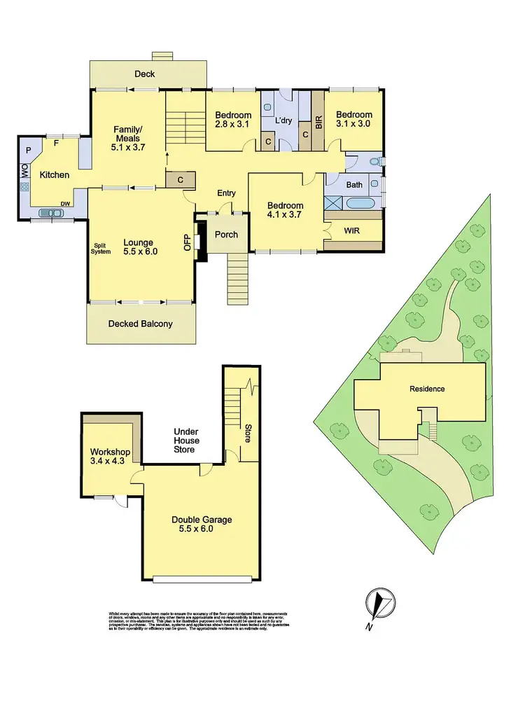 Floorplan of Homely house listing, 3 Coral Court, Lower Plenty VIC 3093