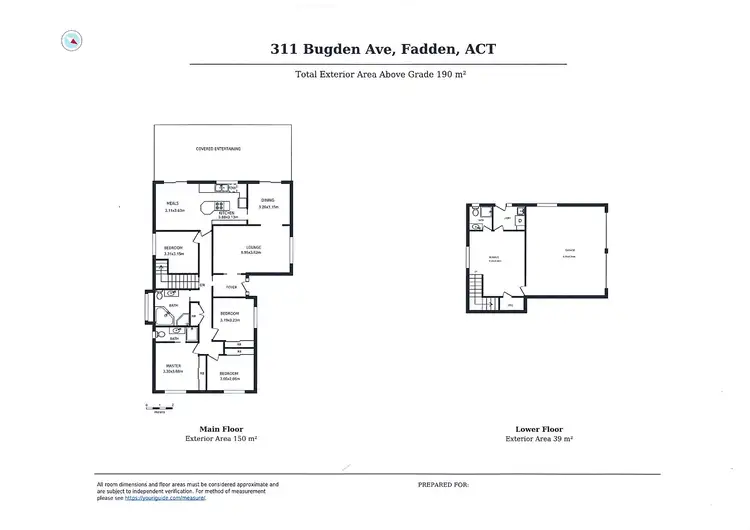 Floorplan of Homely house listing, 311 Bugden  Avenue, Fadden ACT 2904