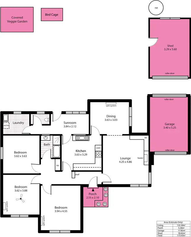 Floorplan of Homely house listing, 12 Dawson Avenue, South Plympton SA 5038