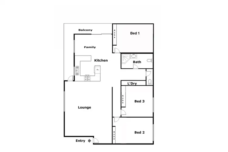 Floorplan of Homely townhouse listing, 18/7 Tenison Woods Circuit, Bonython ACT 2905